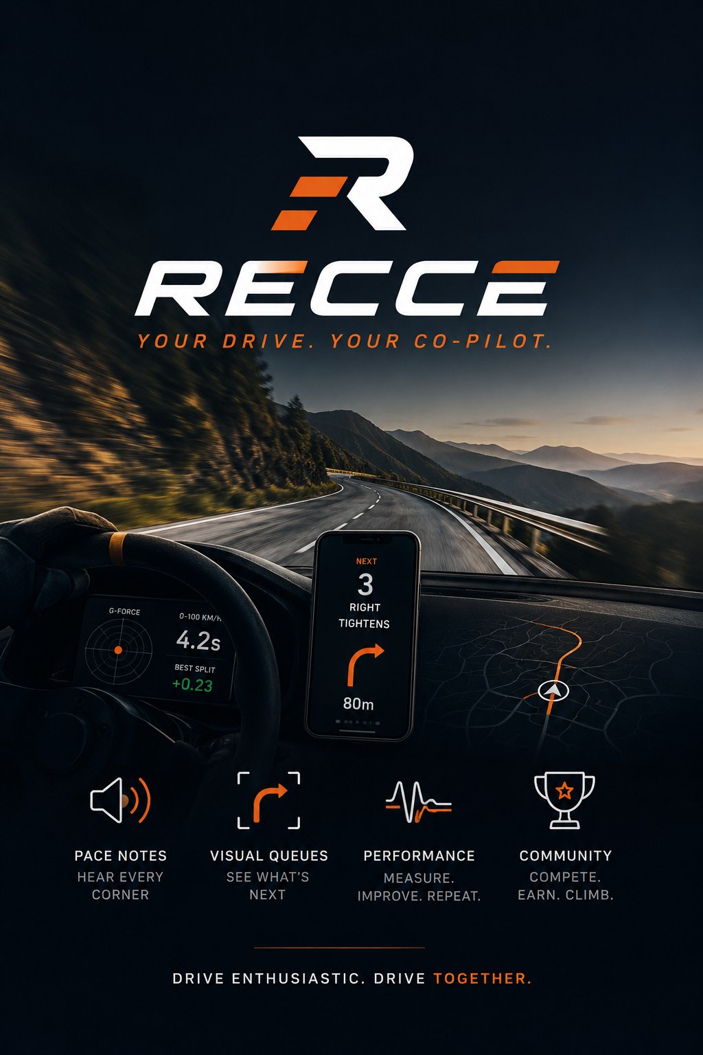RECCE app visual design
